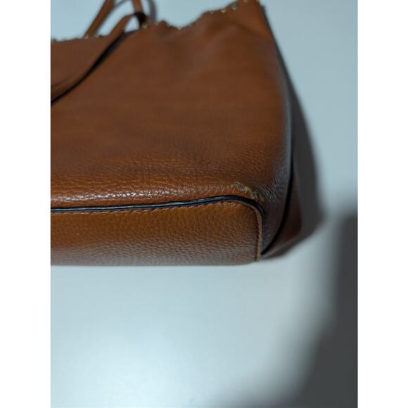 Steve Madden Tote with matching snakeskin bag - Pink/Red Suede Interior - Picture 14 of 16